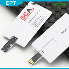 Самый лучший продавая Выдвиженческий кредита/визы/бизнес-карточка печатание Логоса карты USB флэш-накопитель